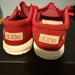 Hey Dude Kids Red Sneakers
